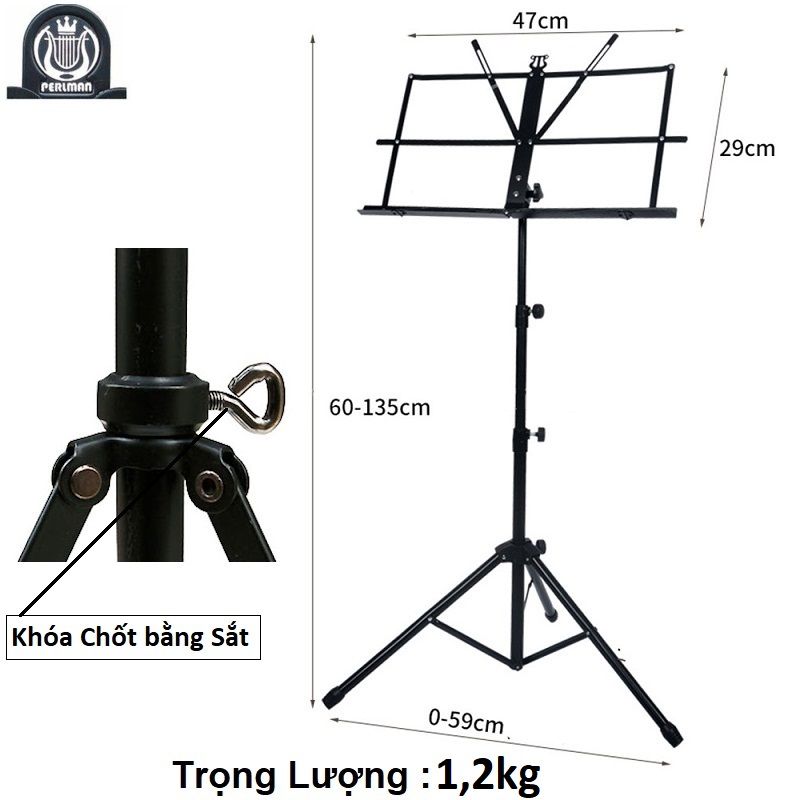 Giá Nhạc Perlman 1.2kg