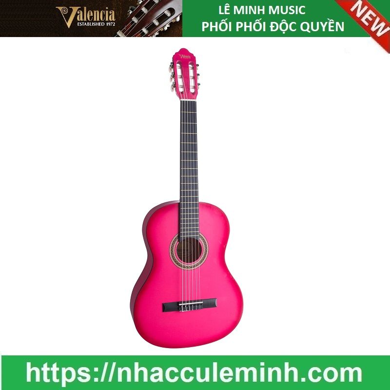 Đàn Guitar Classic Valencia VC 104 PKS (size 4/4)