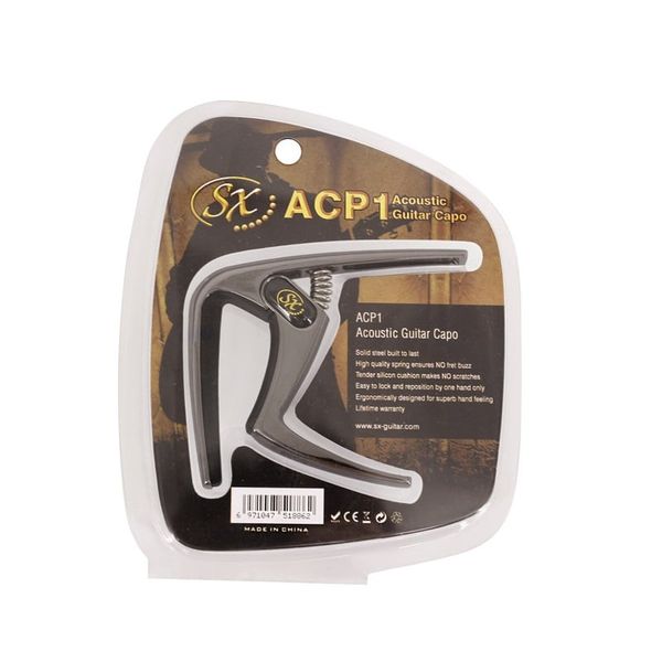 Capo Đàn Guitar Acoustic  SX  ACP1-BK