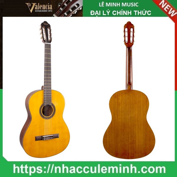 Đàn Guitar Classic Hybrid Valencia VC204 H