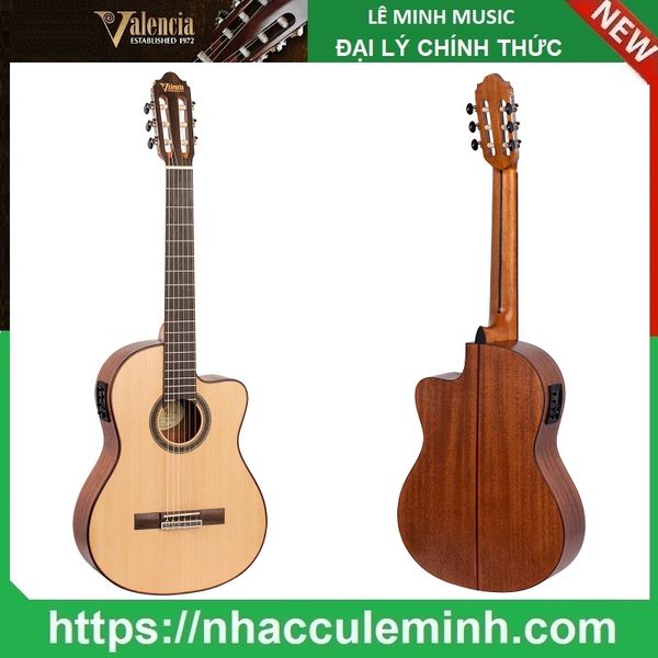 Đàn Guitar Classic Electric Valencia VC704 CE