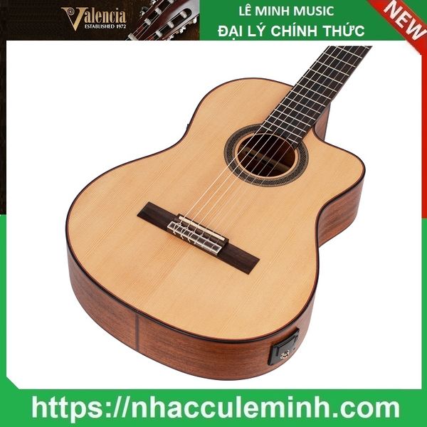 Đàn Guitar Classic Electric Valencia VC704 CE