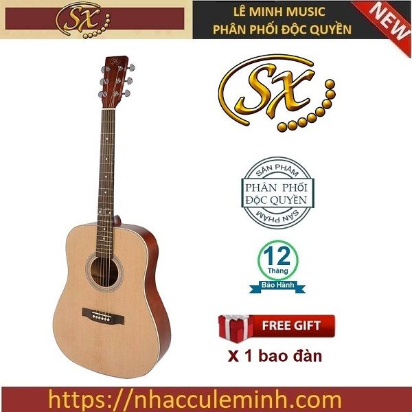 Đàn Guitar Acoustic SX SD204
