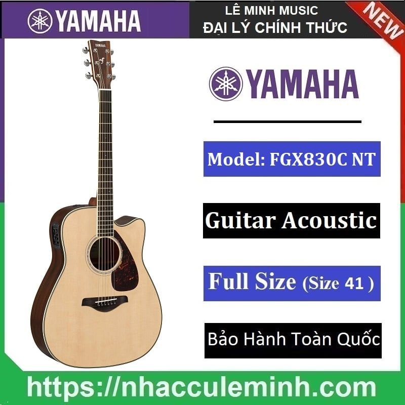 Guitar Acoustic Yamaha FGX830C NT