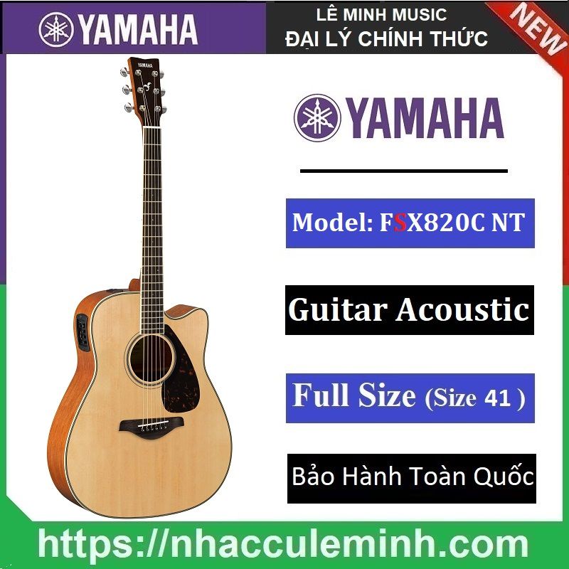 Guitar Acoustic Yamaha FSX820C NT