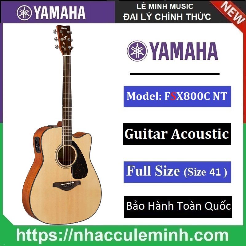 Guitar Acoustic Yamaha FSX800C NT