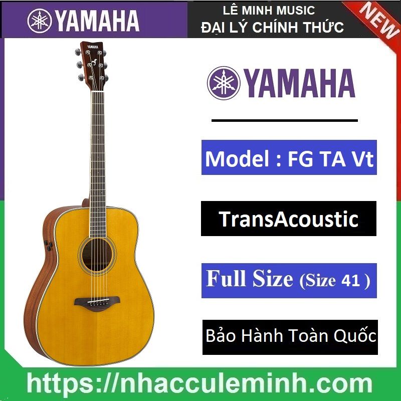 Đàn Guitar Yamaha FG-TA TransAcoustic – Guitar Acoustic Tích Hợp Reverb & Chorus