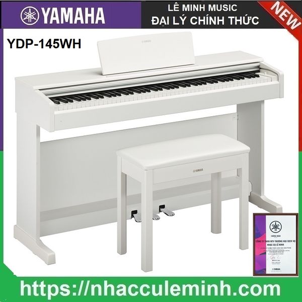 Đàn Piano điện Yamaha YDP 145 WH