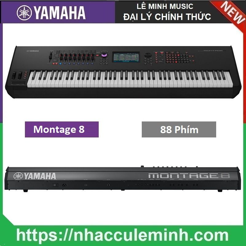 Đàn Organ Chuyên Nghiệp Synthesizer Yamaha Montage 8
