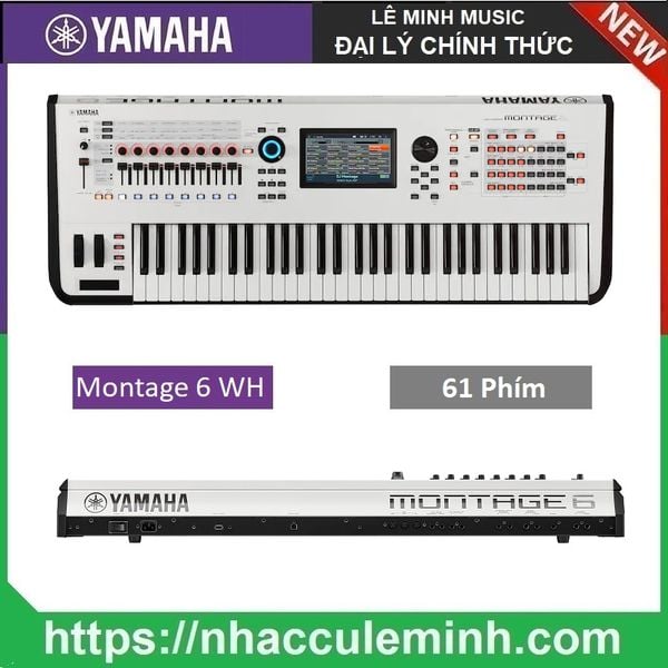Đàn Organ Chuyên Nghiệp Synthesizer Yamaha Montage 6 WH
