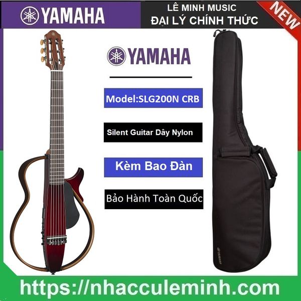 Đàn Guitar Silent Yamaha SLG200N CRB