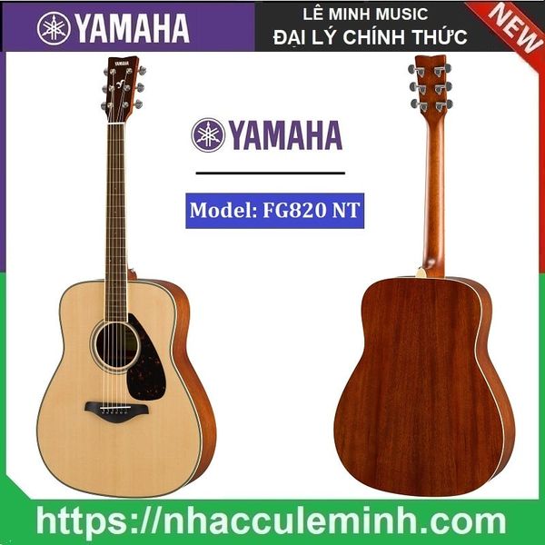 Đàn Guitar Yamaha FG820 – Guitar Acoustic Chính Hãng