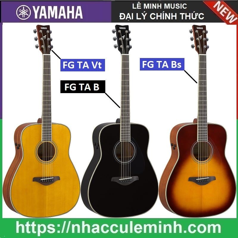 Đàn Guitar Yamaha FG-TA TransAcoustic – Guitar Acoustic Tích Hợp Reverb & Chorus
