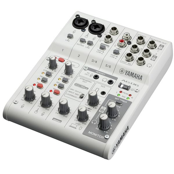 Bàn Trộn Mixer Livestream Yamaha AG06 MK2 W
