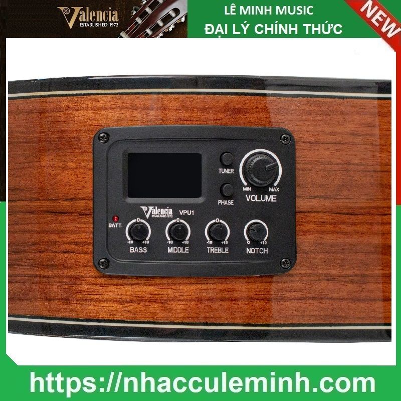 Đàn Guitar Classic Electric Valencia VC564 CET