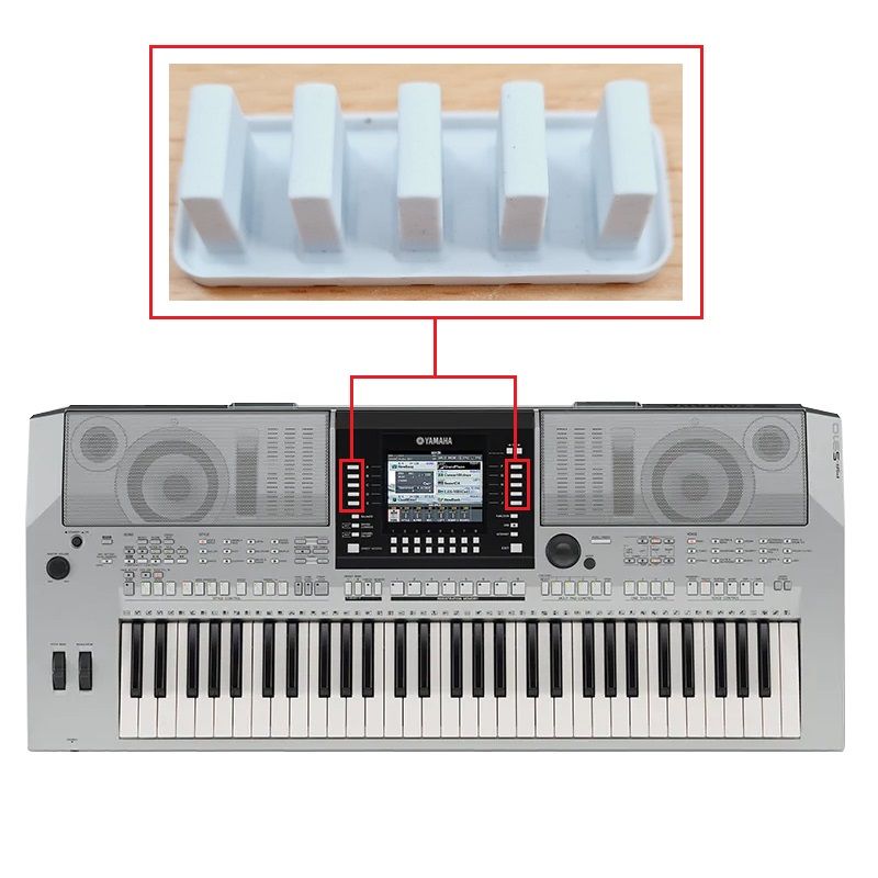 Nút Nhấn ABCDE-FGHIJ 2 Bên Màn Hình Yamaha PSR S700, S710, S900, S910