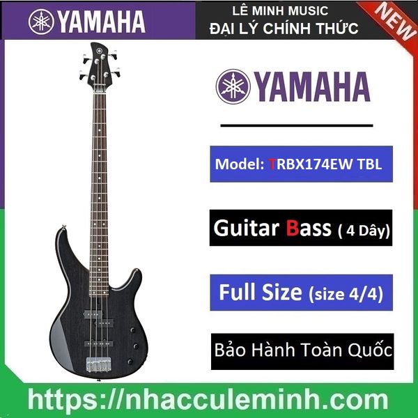 Đàn Guitar Bass Yamaha TRBX174EW