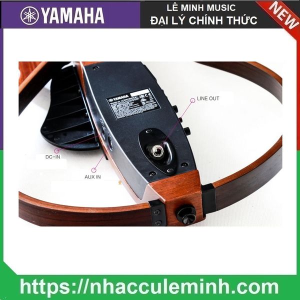 Đàn Guitar Silent Yamaha SLG200N màu Translucent Black