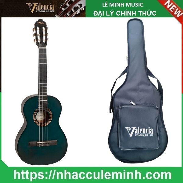 Đàn Guitar Classic Valencia VC 203 TBU (size 3/4)