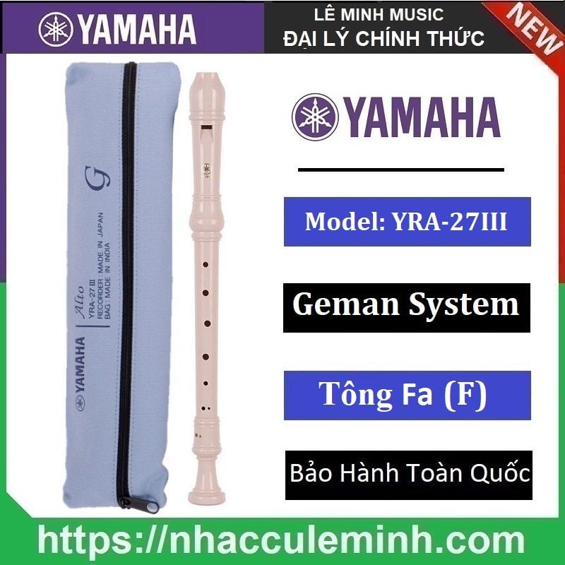 Sáo Recorder Yamaha Alto YRA-28BIII/ YRA-27III