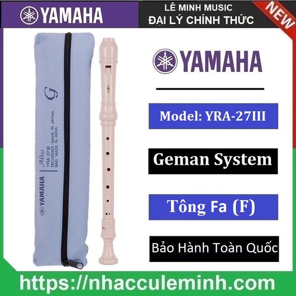 Sáo Recorder Yamaha Alto YRA-28BIII/ YRA-27III