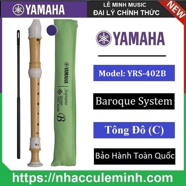 Sáo Recorder Yamaha YRS 402 B