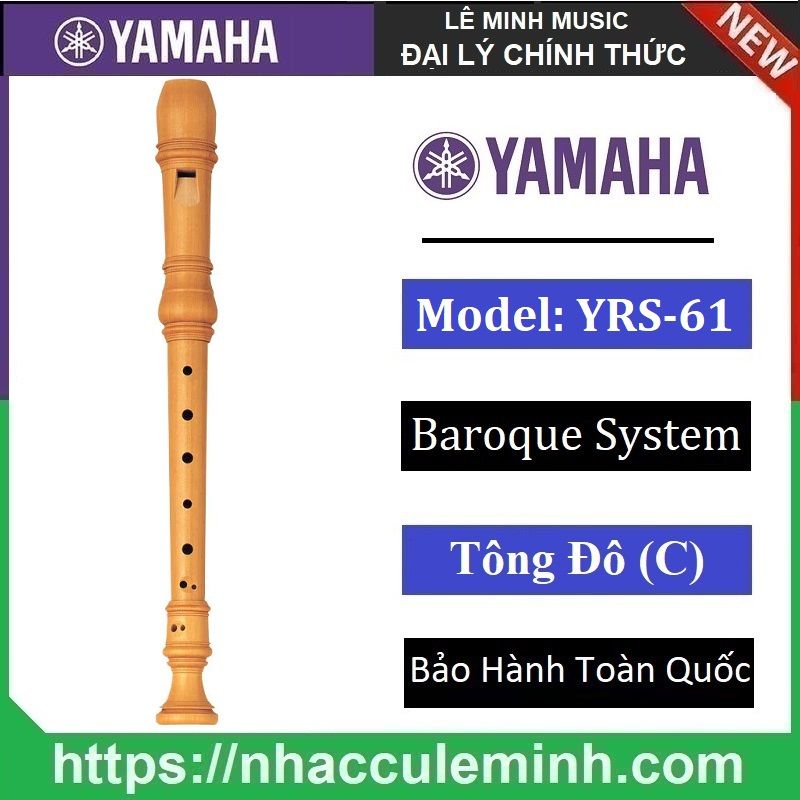 Sáo Recorder Yamaha YRS-61