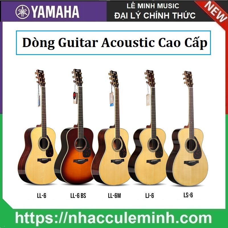 Guitar Acoustic Yamaha LL6/LS6/LL6M/LS6M