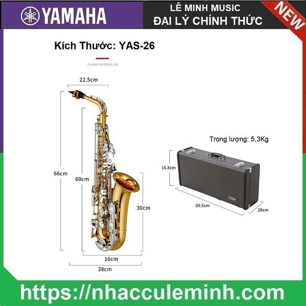 Kèn Saxophone Alto Yamaha YAS 26
