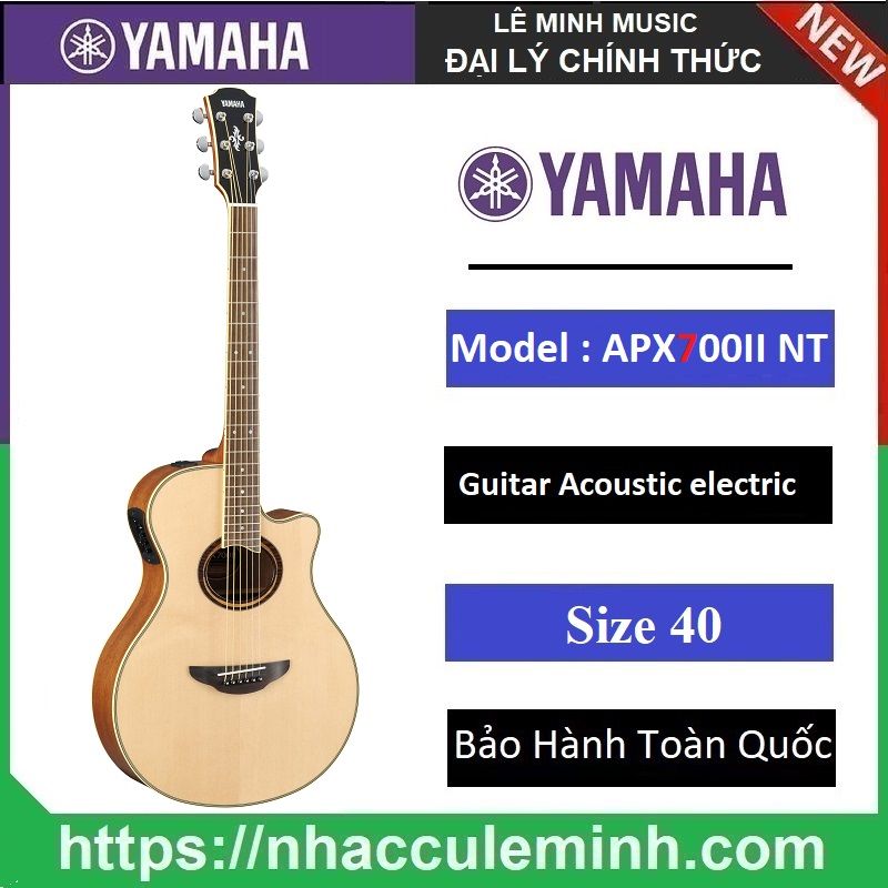 Đàn Guitar Acoustic Yamaha APX700II NT