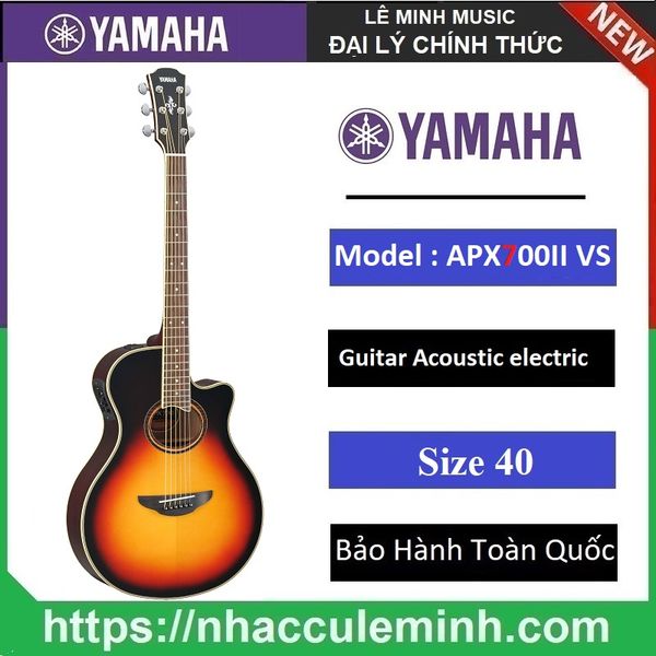 Đàn Guitar Acoustic Yamaha APX700II VS