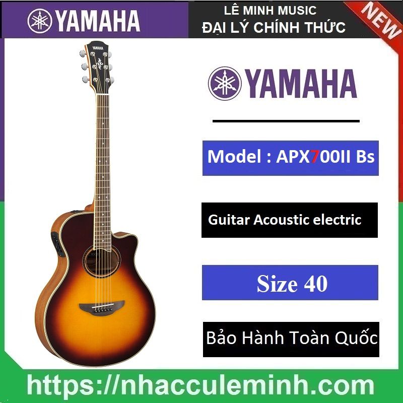 Đàn Guitar Acoustic Yamaha APX700II BS