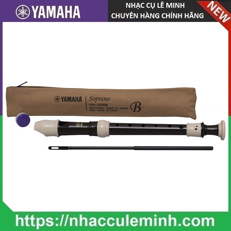 Sáo Recorder Soprano Yamaha YRS 302 B III