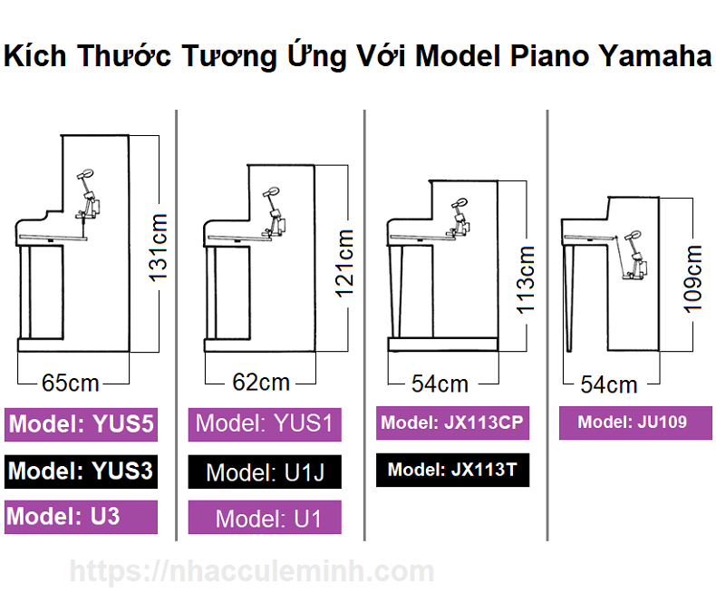 Piano Cơ Upright Yamaha U1JPE