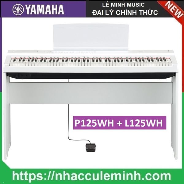 Đàn Piano Điện Yamaha P125 WH