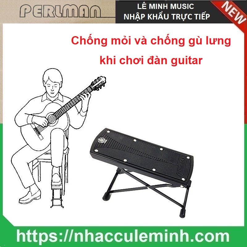 Gác Chân Học Đàn Guitar cao cấp Perlman