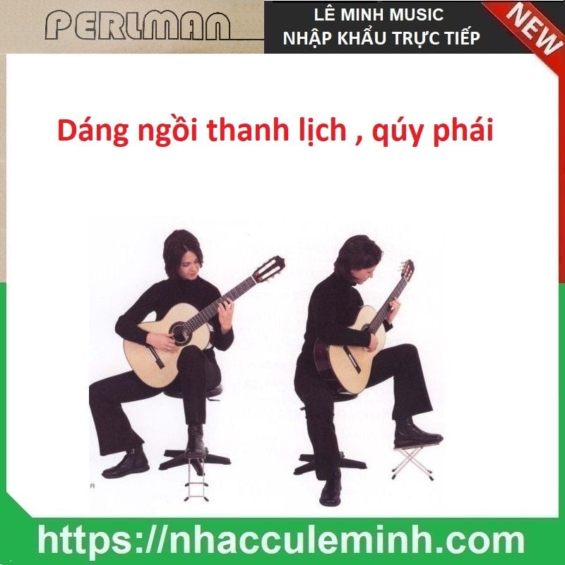 Gác Chân Học Đàn Guitar cao cấp Perlman