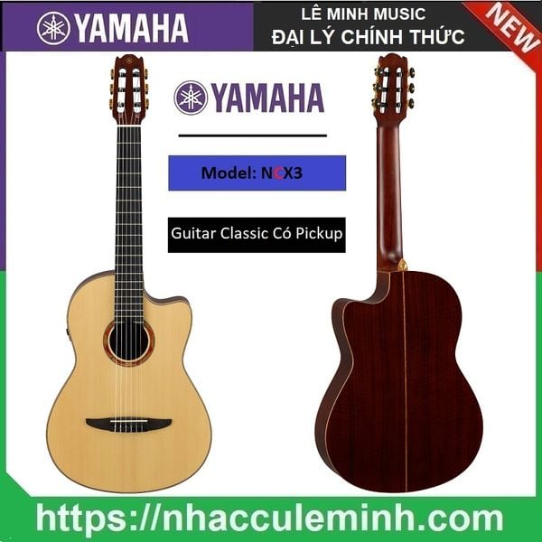 Đàn Guitar Classic Yamaha Có Pickup NCX3 NT