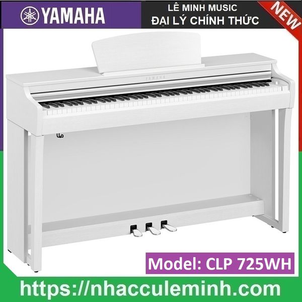 Đàn Piano Điện Yamaha CLP 725 WH
