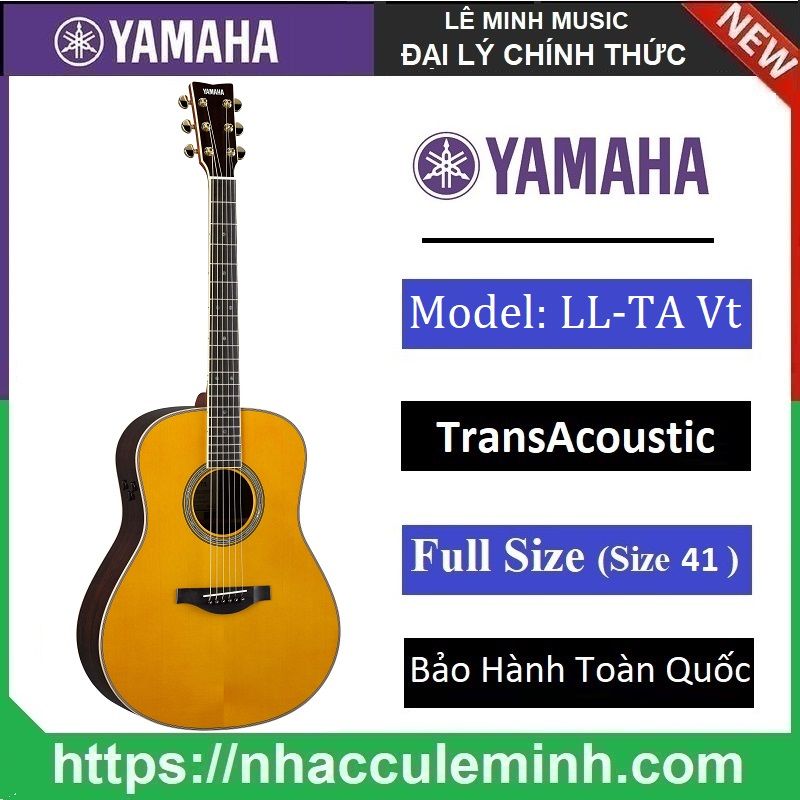 Đàn Guitar TransAcoustic Yamaha LL-TA và LS-TA