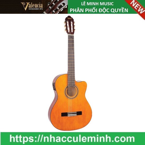Đàn Guitar Classic  4/4 Valencia VC 104 CE