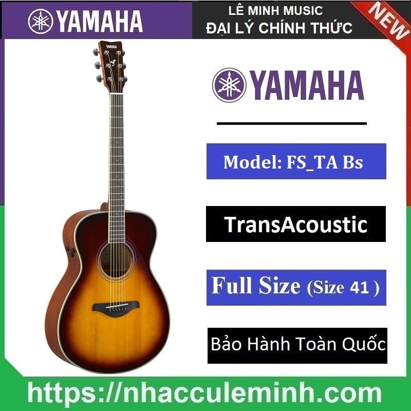 Đàn Guitar Yamaha FG-TA TransAcoustic – Guitar Acoustic Tích Hợp Reverb & Chorus