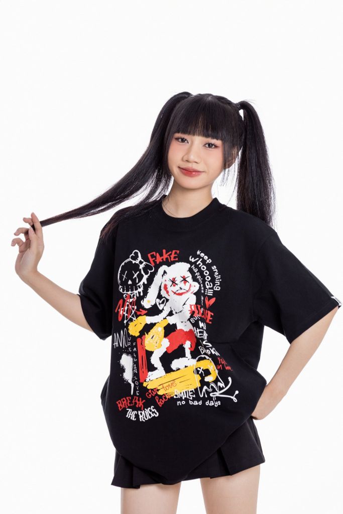 Tshirt Họa Tiết Fake ALive