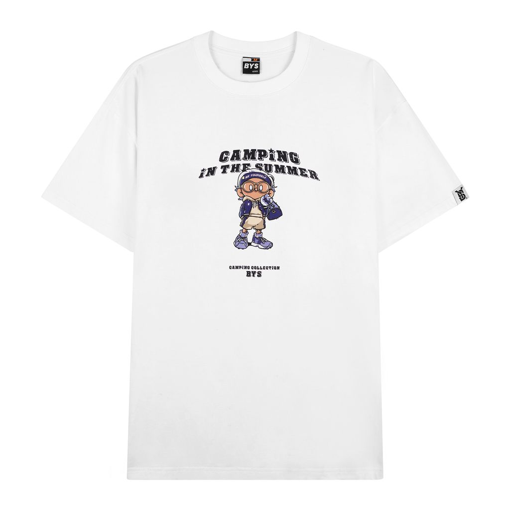 TSHIRT CAMPING IN THE SUMMER 