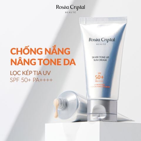  Silver Tone Up Sun Cream - Kem Chống Nắng Nâng Tone Tự Nhiên, Dưỡng Trẻ Hoá Da 