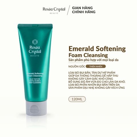  Emerald Softening Foam Cleansing - Sữa rửa mặt làm mềm da 