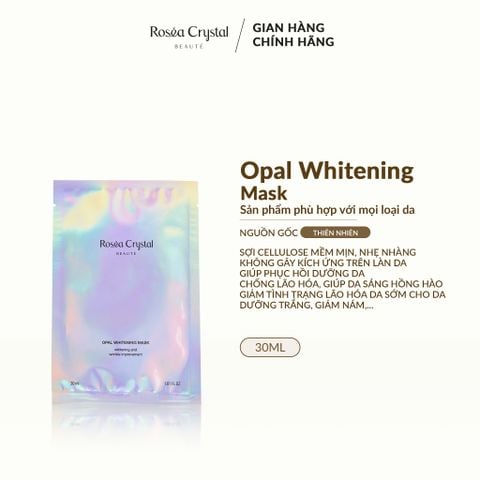  10 miếng mặt nạ dưỡng trắng da Opal Whitening Mask 