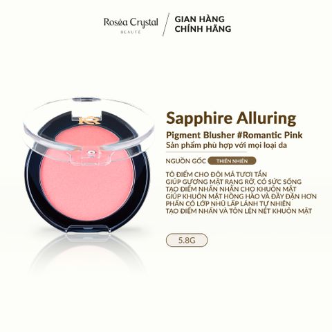  Sapphire Alluring Pigment Blusher #Romantic Pink - Tone Romantic Pink 