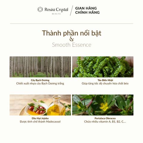  Smooth Essence - Tinh chất tái tạo, phục hồi da, làm trắng, cải thiện nếp nhăn 