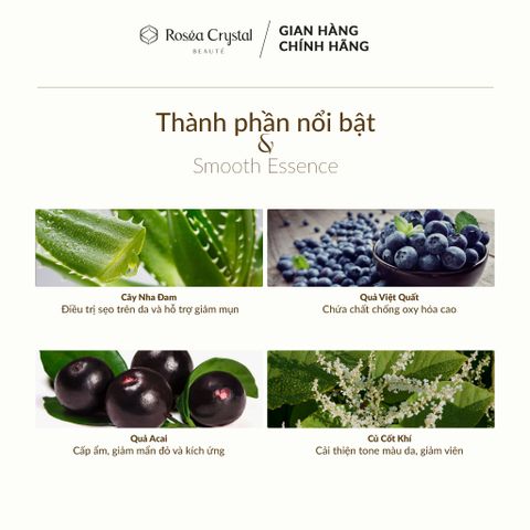  Smooth Essence - Tinh chất tái tạo, phục hồi da, làm trắng, cải thiện nếp nhăn 